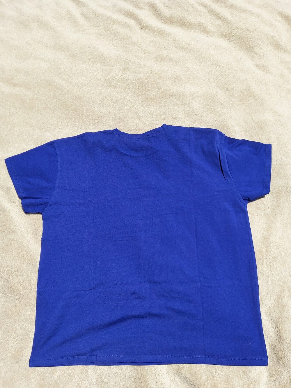 Zenana Boyfriend Short Sleeve Royal Blue Tee Shirt Womens Size Large NWT - Picture 5 of 6
